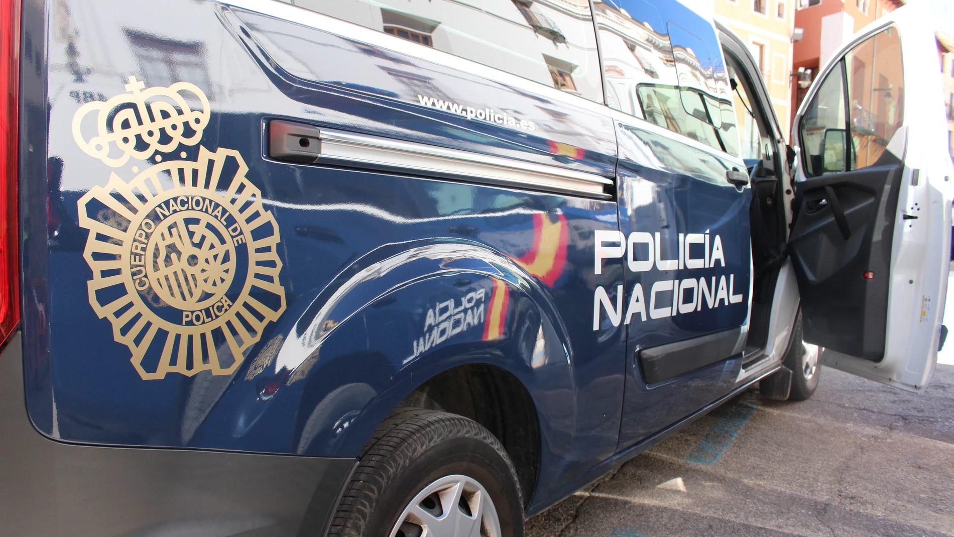 Coche patrulla de la Policía Nacional