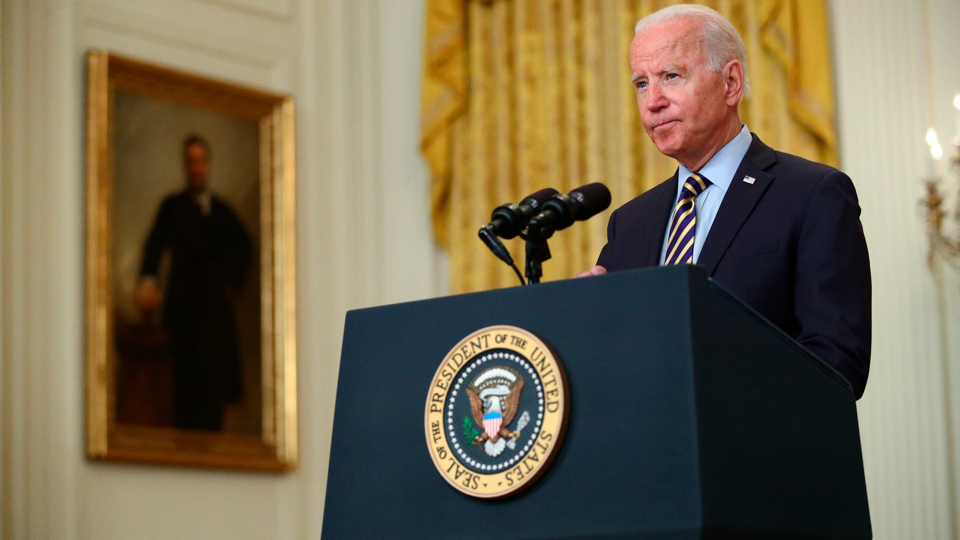 El presidente defendió que las tropas estadounidenses no debían estar allí de forma permanente. EFE