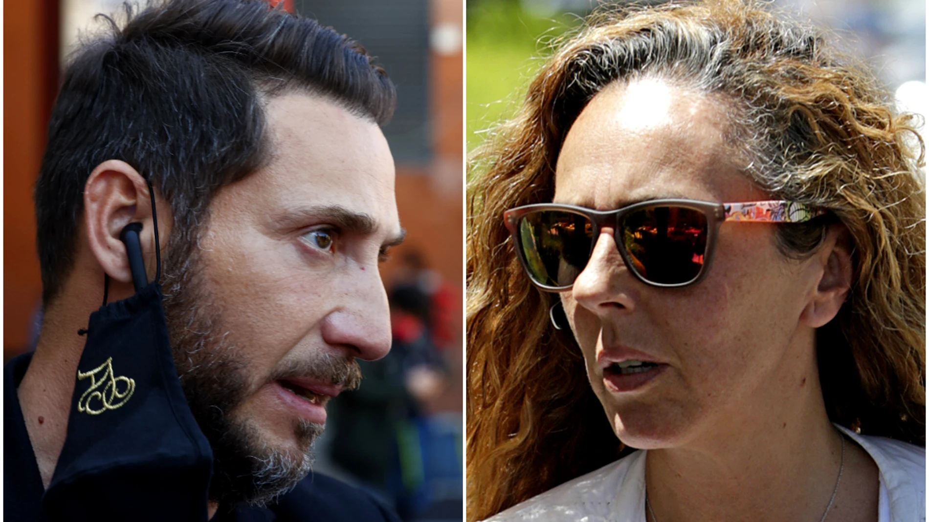 Antonio David y Rocío Carrasco en un montaje de 'La Razón'