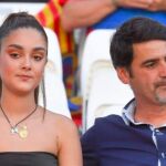 Julia Janeiro y su padre Jesulín de Ubrique en una imagen de archivo