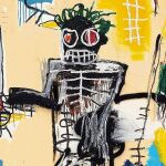 Fragmento de "El guerrero", de Basquiat