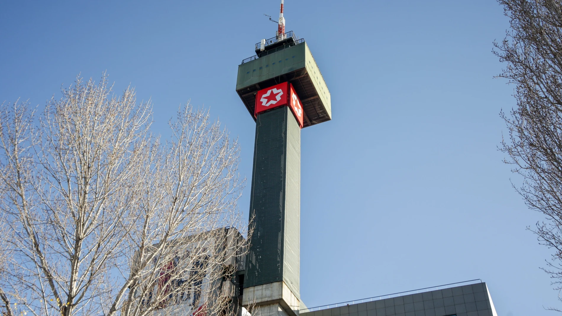 Edificio de Telemadrid en la Calle de Paseo del Príncipe, en la Ciudad de la Imagen, en Pozuelo de Alarcón
