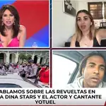 Dina Stars en su intervención en Cuatro