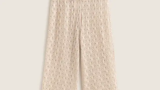 Pantalón de crochet de Oysho
