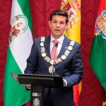 Francisco Cuenca, momentos después de ser investido alcalde de Granada