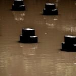 Cruces de piedra el cementerio de Erftstadt,una de las zonas afectadas por las inundaciones