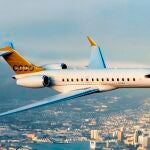 Un Bombardier Global Express XRS, como el que posee Igor Shuvalov, ex viceprimer ministro ruso