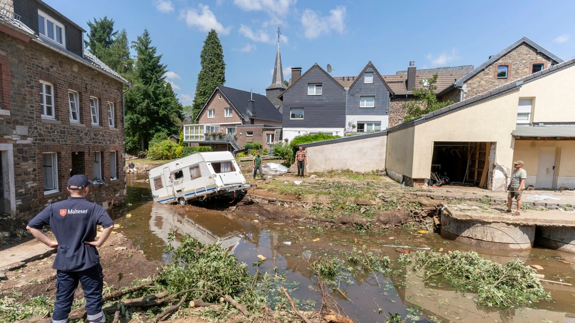 Unidad de suministro en la región de la ciudad de Aquisgrán