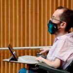 El portavoz en el Congreso de Unidas Podemos, Pablo Echenique, ha contestado a Abellán