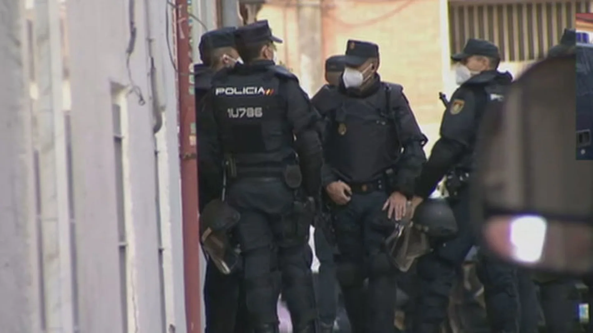 Desalojo de okupas en Carabanchel