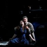 La soprano norteamericana, Sondra Radvanovsky y el tenor alemán Jonas Kaufmann, durante "Tosca"