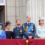 La familia real británica