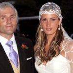 Santiago Cañizares y Mayte García el día de su boda.