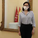 La presidenta de la Comunidad de Madrid, Isabel Díaz Ayuso