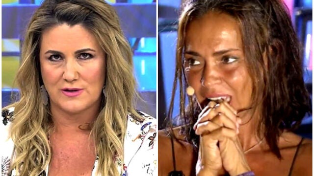 Carlota Corredera y Olga Moreno en un montaje de 'La Razón'