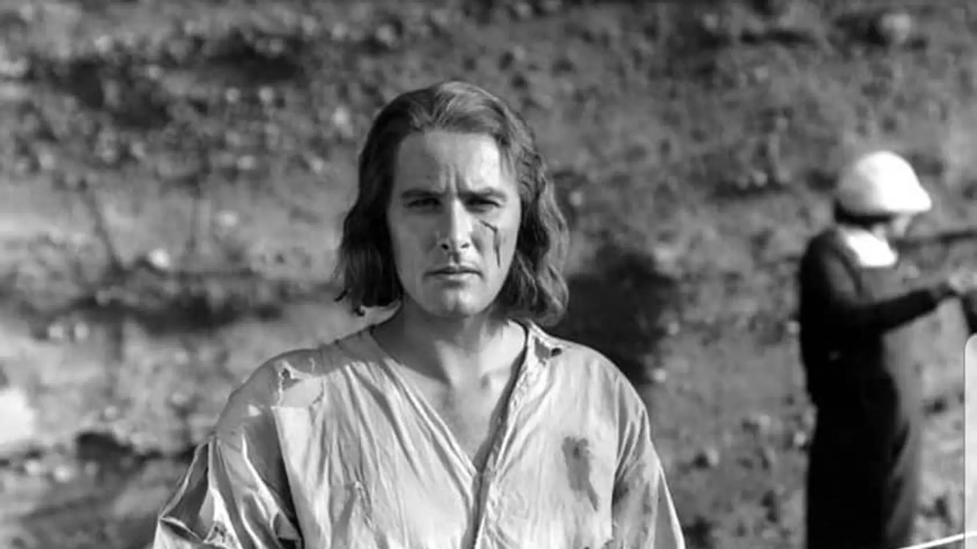 Errol Flynn en la película «El capitán Blood» (Michael Curtiz, 1935), su primer gran éxito