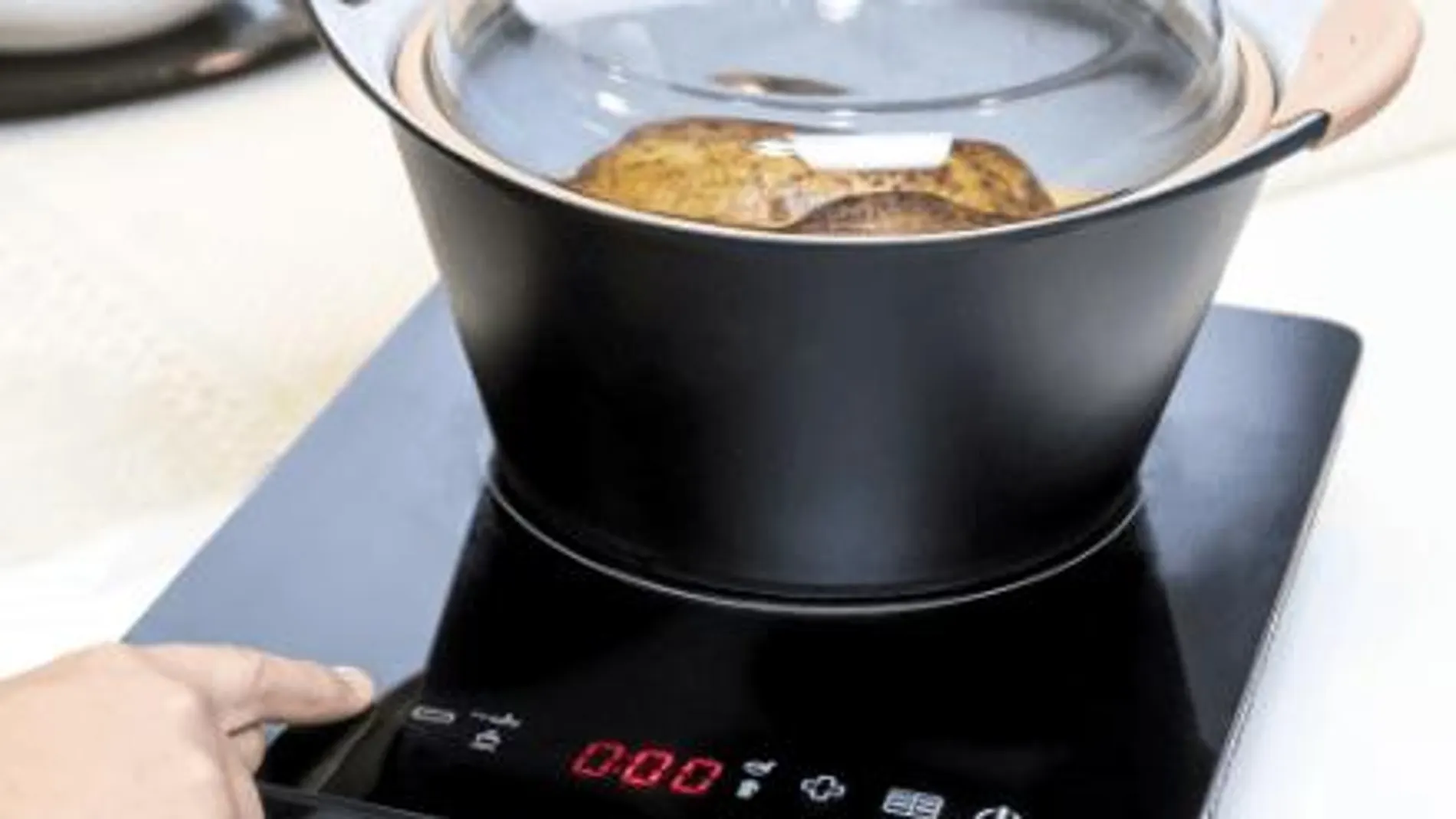 Placa inducción full crystal de Cecotec