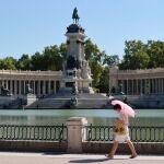 Vista del madrileño parque de El Retiro.