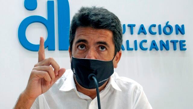 El presidente de la Diputación de Alicante, Carlos Mazón