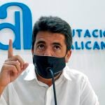 El presidente de la Diputación de Alicante, Carlos Mazón