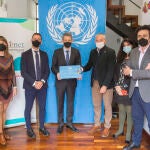 Acto de de entrega del reconocimiento al Proyecto Edufinet