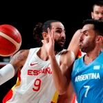 Ricky Rubio fue una pesadilla para Campazzo y para toda la defensa argentina