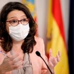 La vicepresidenta y portavoz del Consell, Mónica Oltra