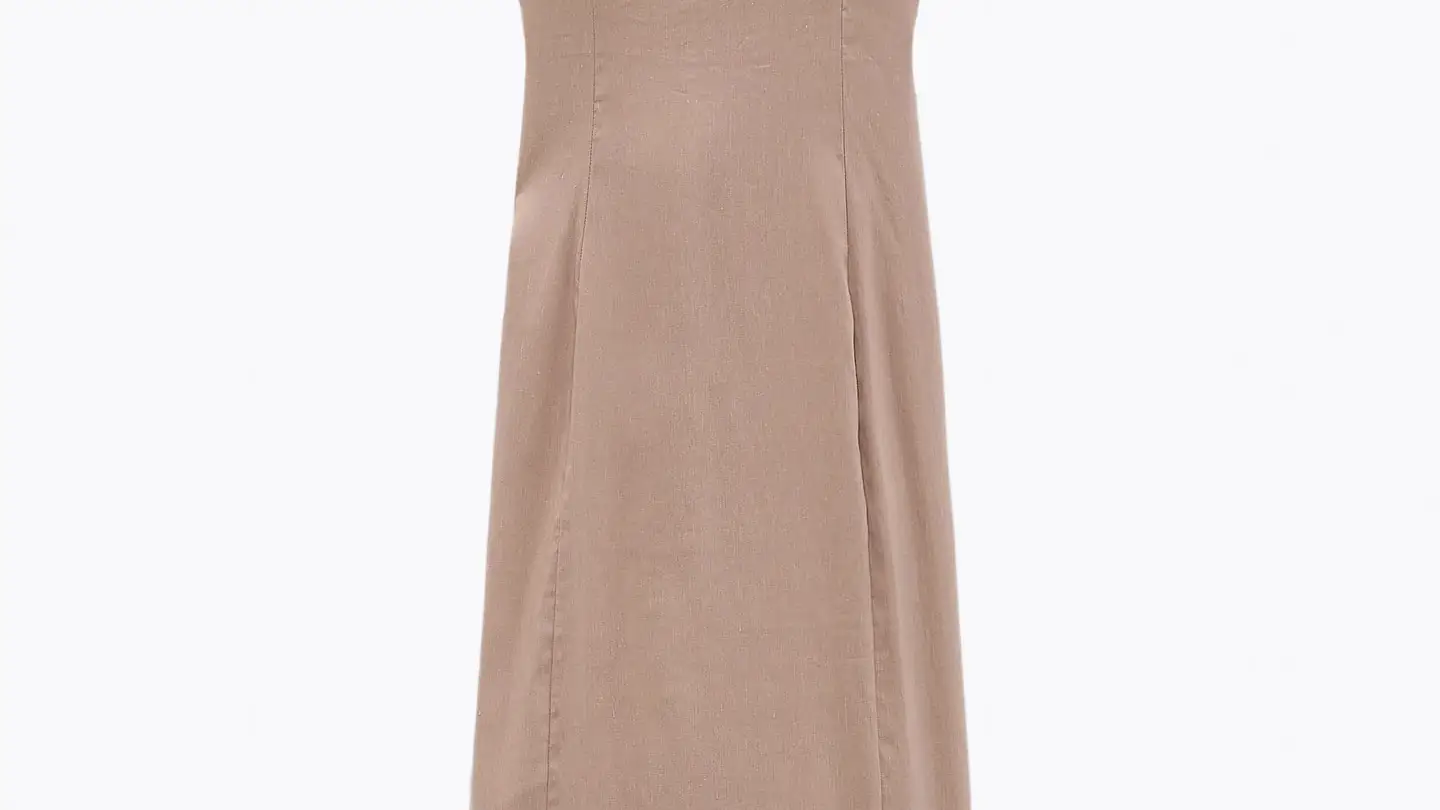 Vestido lino Zara