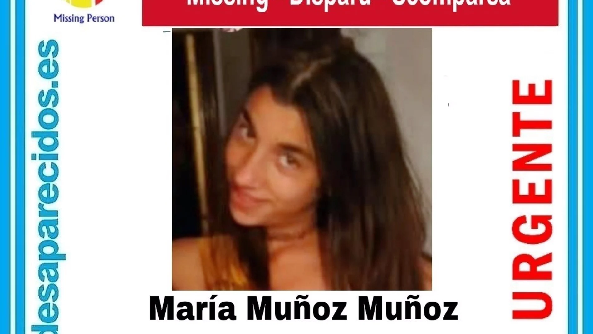 Imagen de la menor desaparecida