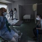 Unidad de rehabilitación Covid en el hospital Gregorio Marañon de Madrid,