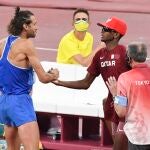 Gianmarco Tamberi y Mutaz Essa Barshim deciden compartir el oro
