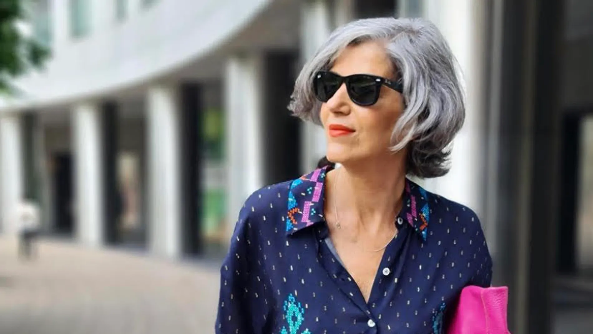 Carmen Gimeno con camisa de Zara.