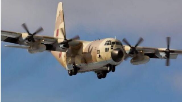 Un Hércules C-130 de la Fuerzas Armadas marroquíes