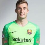 Iñaki Peña, con el Barcelona.