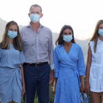 Sus Majestades los Reyes, la Princesa Leonor y la Infanta Sofía visitan el Centro de Interpretación del Paraje Natural de la Sierra de Tramontana y el Santuario de Lluc