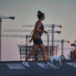 Edificios en construcción en el barrio de El Cañaveral, en el distrito madrileño de Vicalvaro. El precio de la vivienda muestra una ligera subida en este 2021. La venta de pisos usados es la que más ha subido estos últimos meses.