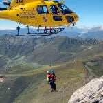 Rescate de dos montañeros en el Pico Espigüete (Palencia)