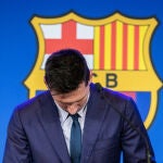 Messi, en su acto de despedida como jugador azulgrana