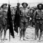 Un grupo de legionarios en 1921