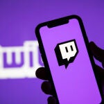 Logo de la plataforma de streams, Twitch