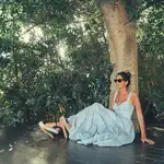 Sara Carbonero con una imagen de lo más bucólica disfrutando de sus vacaciones.