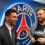 Messi ha estado con Ibai en Twitch desde el vestuario del PSG