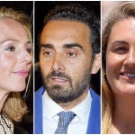 Rocío Carrasco, Fidel Albiac y Carlota Corredera en un montaje