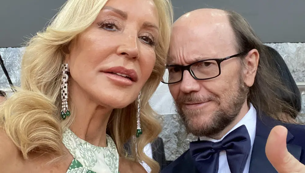 Carmen Lomana con Santiago Segura en la Gala Starlite