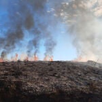 Incendio en Sanabria (Zamora)