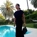 Vicky Martín Berrocal con el lookazo negro para una noche de verano.