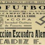 Cartel del histórico partido disputado el 30 de abril de 1939