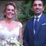 Rocío Carrasco y Fidel Albiac el día de su boda