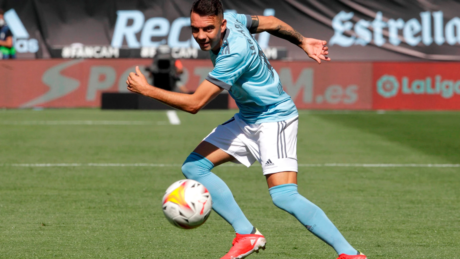 Iago Aspas con el celta de Vigo. (EFE)