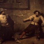 Obra de Francisco Domingo Marqués, describiendo un duelo del S. XVII